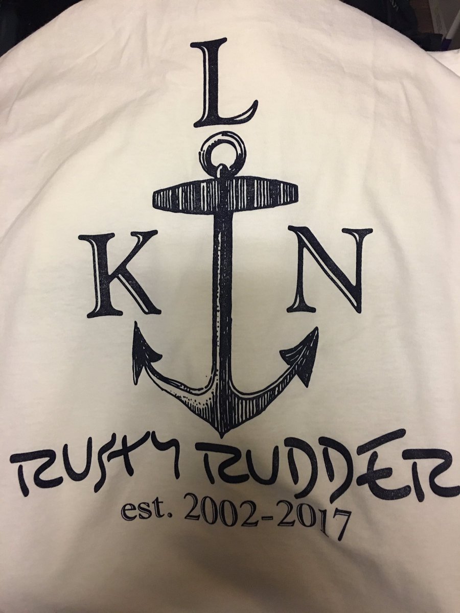 Our order of 1,000 t-shirts just arrived! We have blue and white, available in all sizes from XS to 2XXL, come get them while you can!