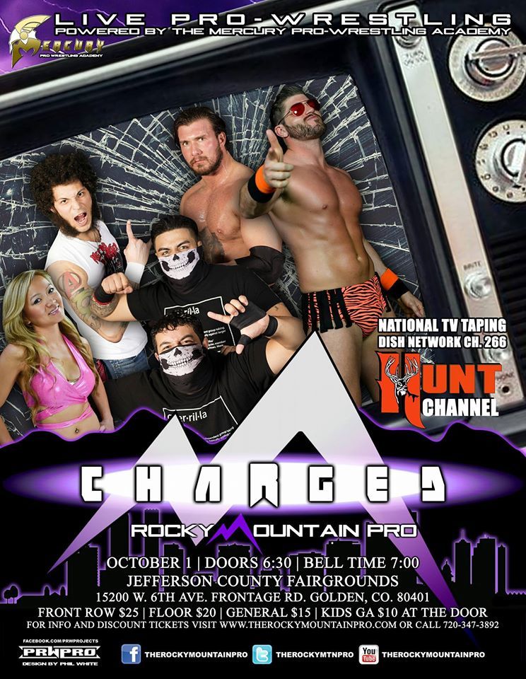 TitusUnscripted's tweet photo. @THERockyMtnPro #ProWrestling #Colorado #MPWA #Charged #HuntChannel #DishNetwork #Roku #Chromecast #AmazonFire https://t.co/Gi53xmyswi