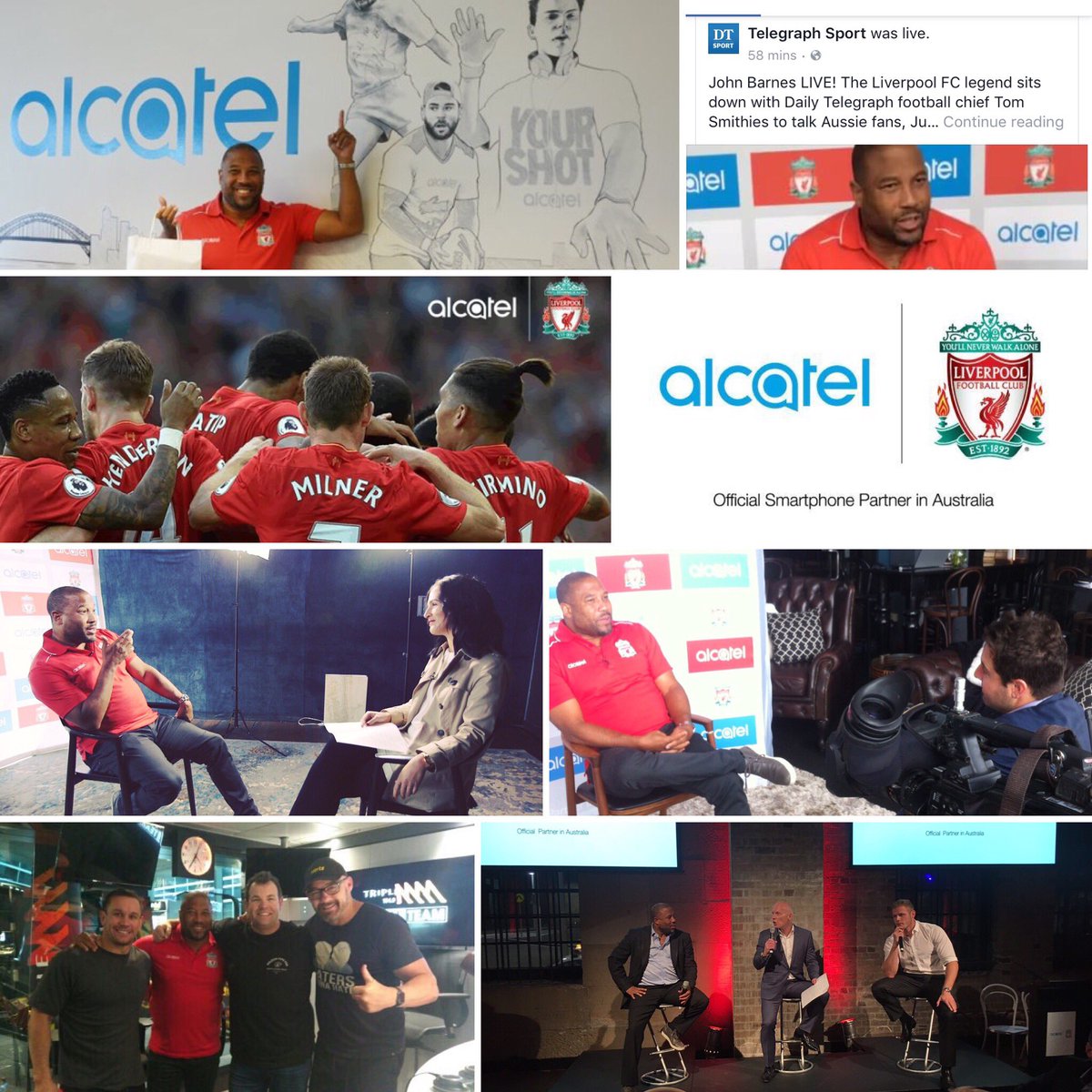 WinWinSponsor's tweet photo. Huge day in Aus media for #winwin client @LFC yesterday announcing @alcatelmobileAU #sponsorship &amp; visit by legend @officialbarnesy https://t.co/AUaWlYbSr2