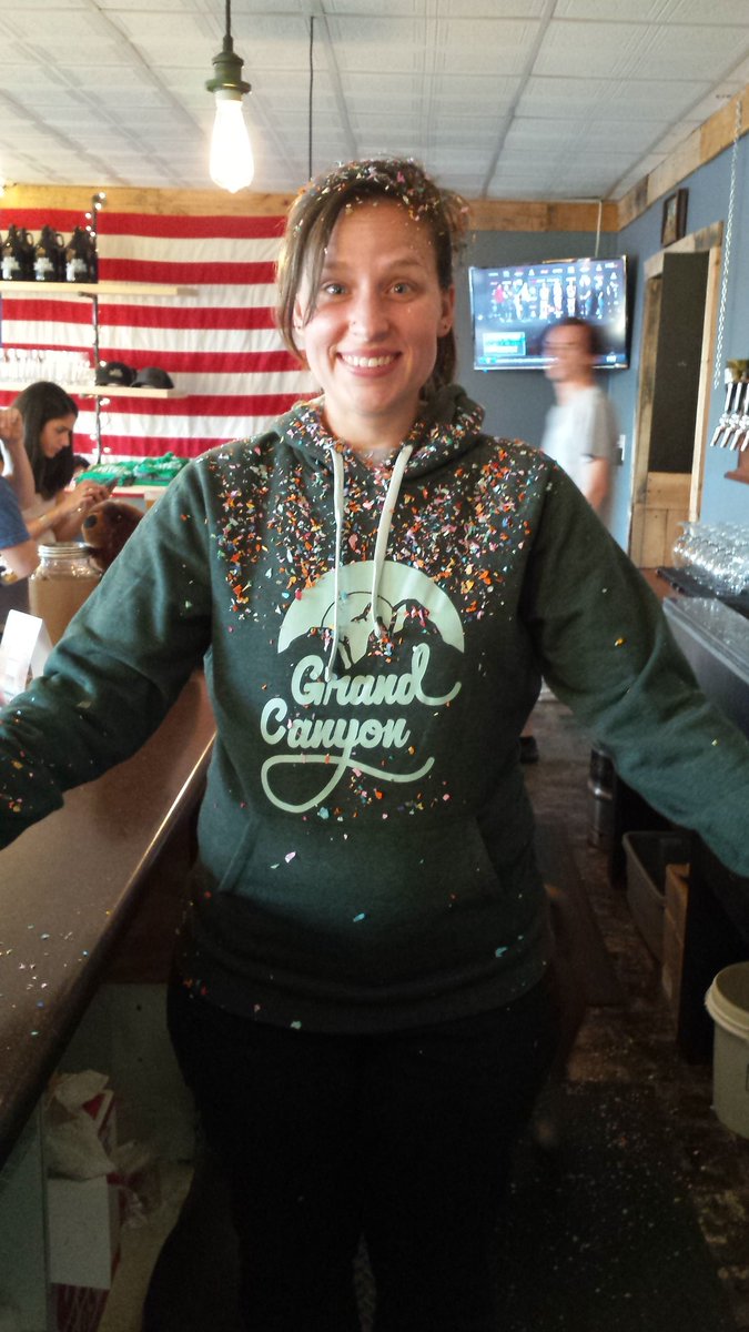 Court got confettied because #shesaidyes #congratulations