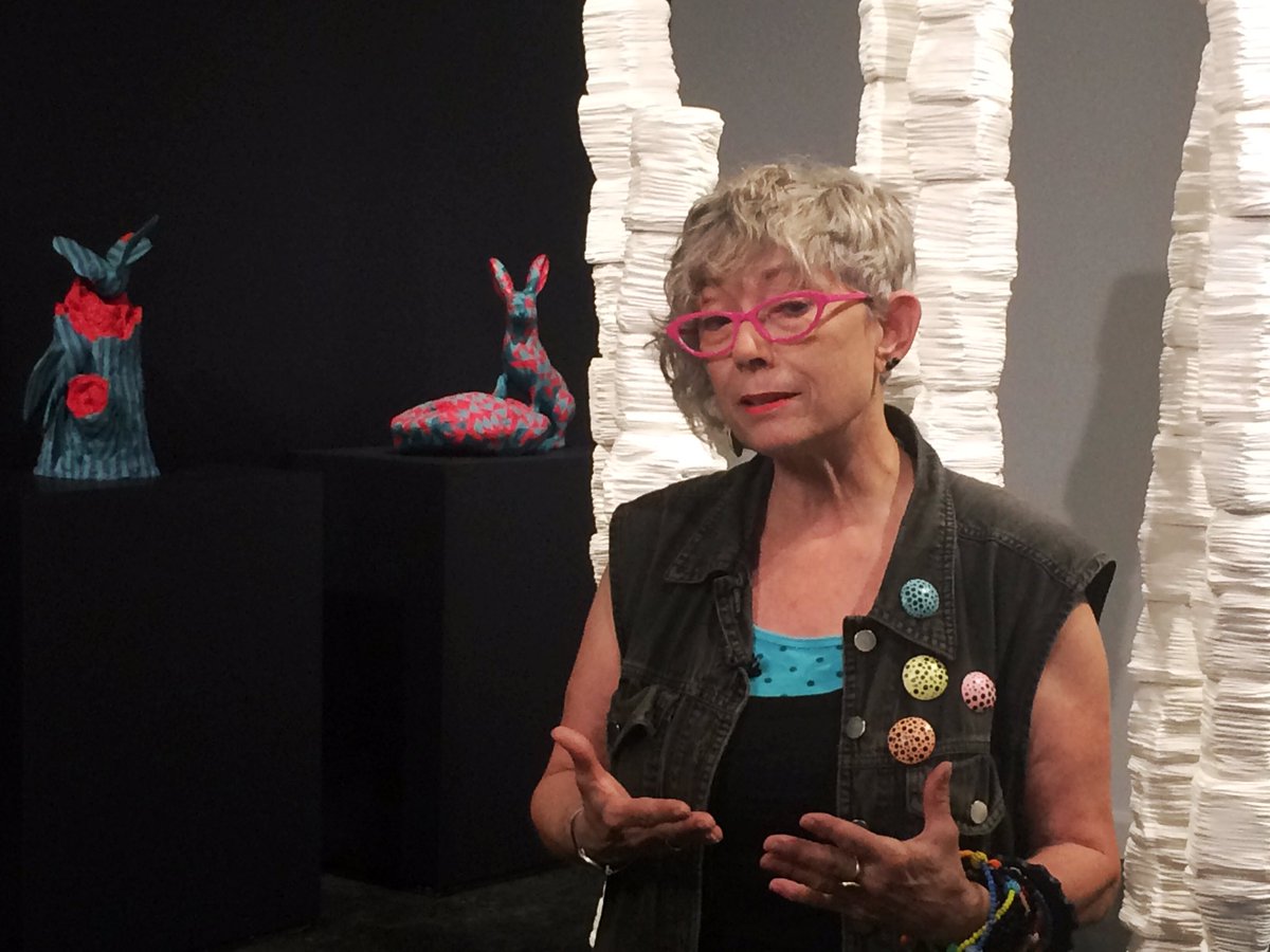 CraftHouston's tweet photo. Zilker said “We were looking for, and found, fresh, exciting, stimulating, unpredictable work that engages people visually/mentally” #CTX16 https://t.co/daljs7poir
