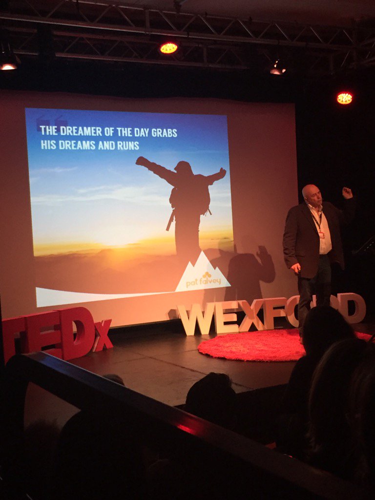 iamsharonclancy's tweet photo. #TEDxWexford #patfalvey #irishtv Inspiration personified https://t.co/awqEK7UFIe