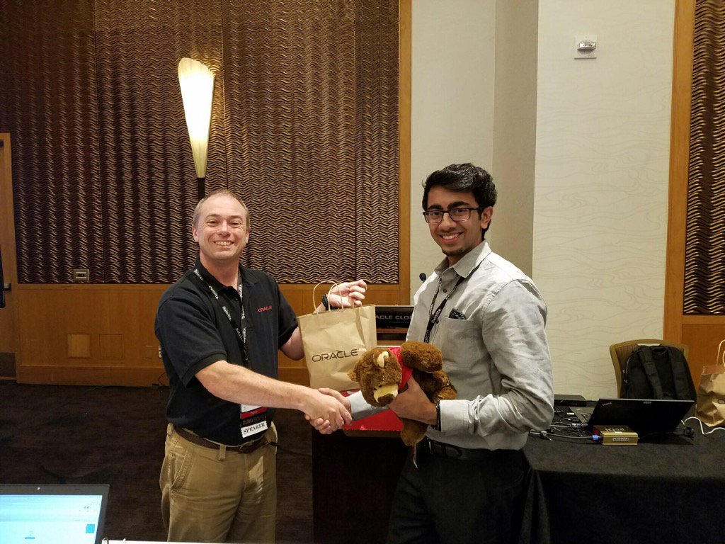 AntonyJReynolds's tweet image. Second bear winner from lab at #oow16, #OracleICS #ipaas future of integration