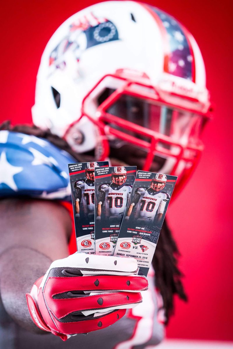 PalmettoPrepMM's tweet photo. Do you have your tickets for this weeks game yet?? Get em online here: https://t.co/E61p2qGOg1 @goathletix #battleon https://t.co/6idgD2qJ7I