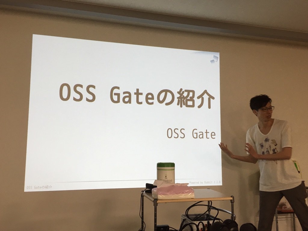 tricknotes's tweet image. はじまった #oss_gate