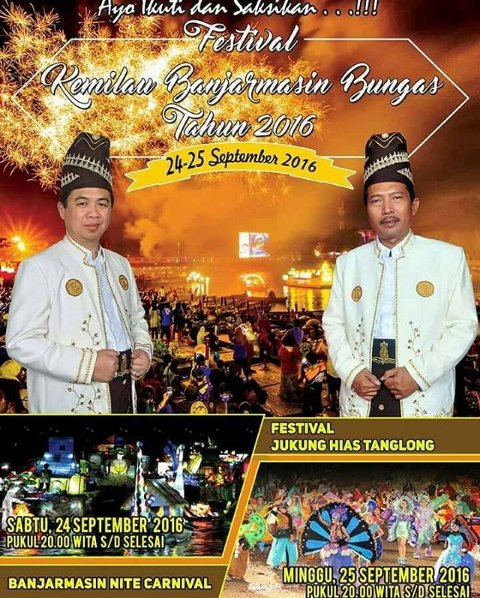 bjmUpdate's tweet photo. Yuk yang malam ini bingung mau kemana, datang dan hadiri festival kemilau Banjarmasin bungas malam ini #infobjm https://t.co/kQwI3gNGYO