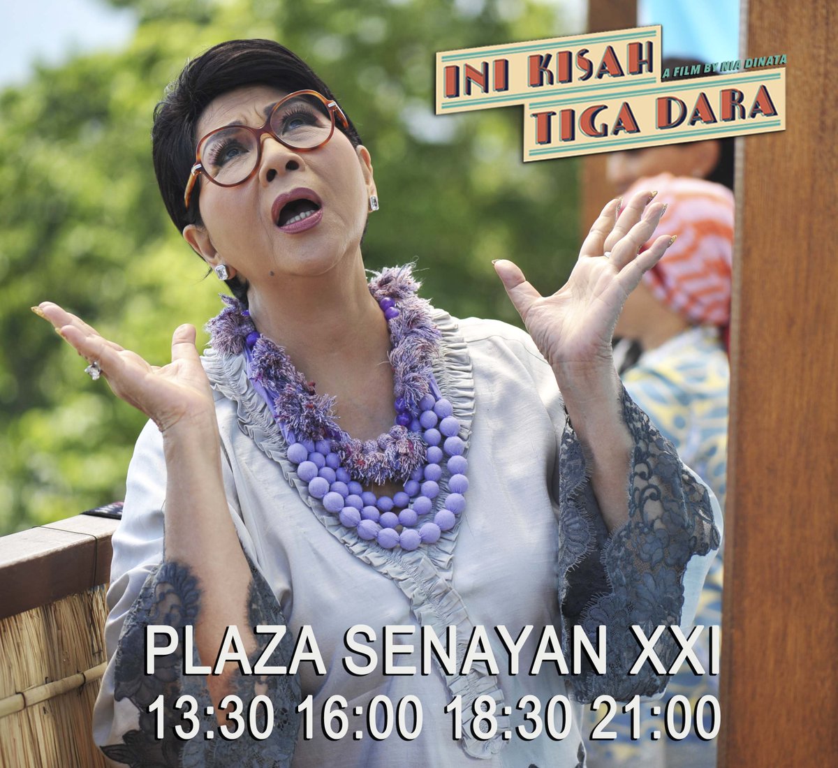 Sabtu ke bioskop sama Oma #TitiekPuspa yuk! #IniKisahTigaDara masih main di <a href="/cinema21/">Cinema XXI</a> @plaza_senayan.
