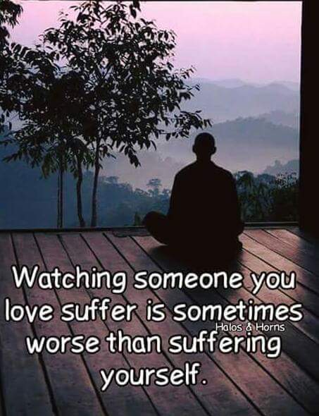JLBowers87's tweet photo. Watching someone you love cause your suffering is the worst kind of suffering https://t.co/w00s5U13rM