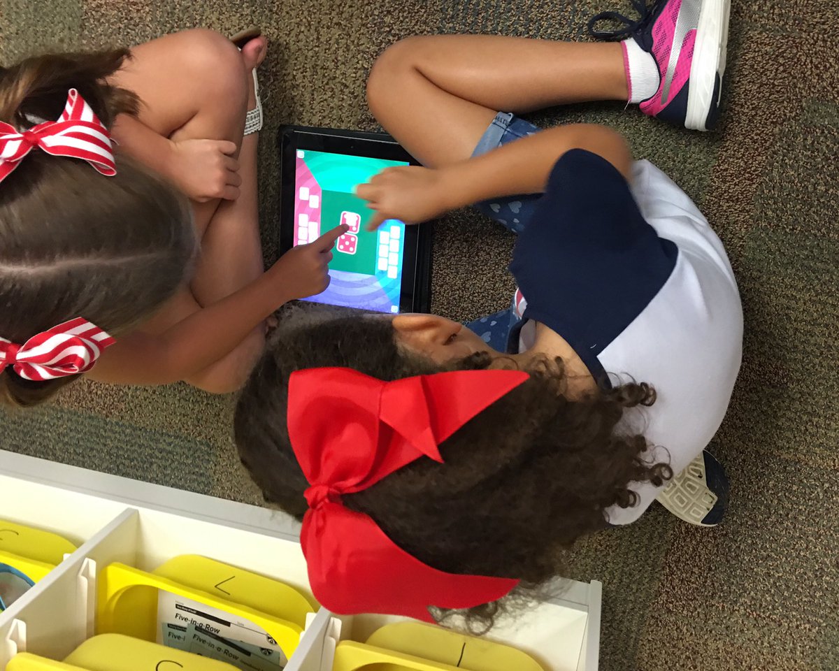 SimmonsEagles1's tweet photo. Students worked on their math fluency with fun partner games on the #mathslide apps #WildaboutHES https://t.co/PSCI5EAHJU
