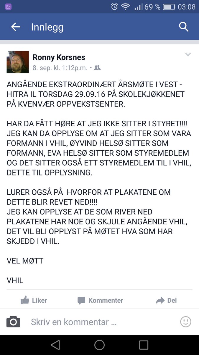 hitranytt's tweet photo. Ikke alle vet hvordan caps lock fungerer. #Hitra #frøya https://t.co/1EWxwInjnL