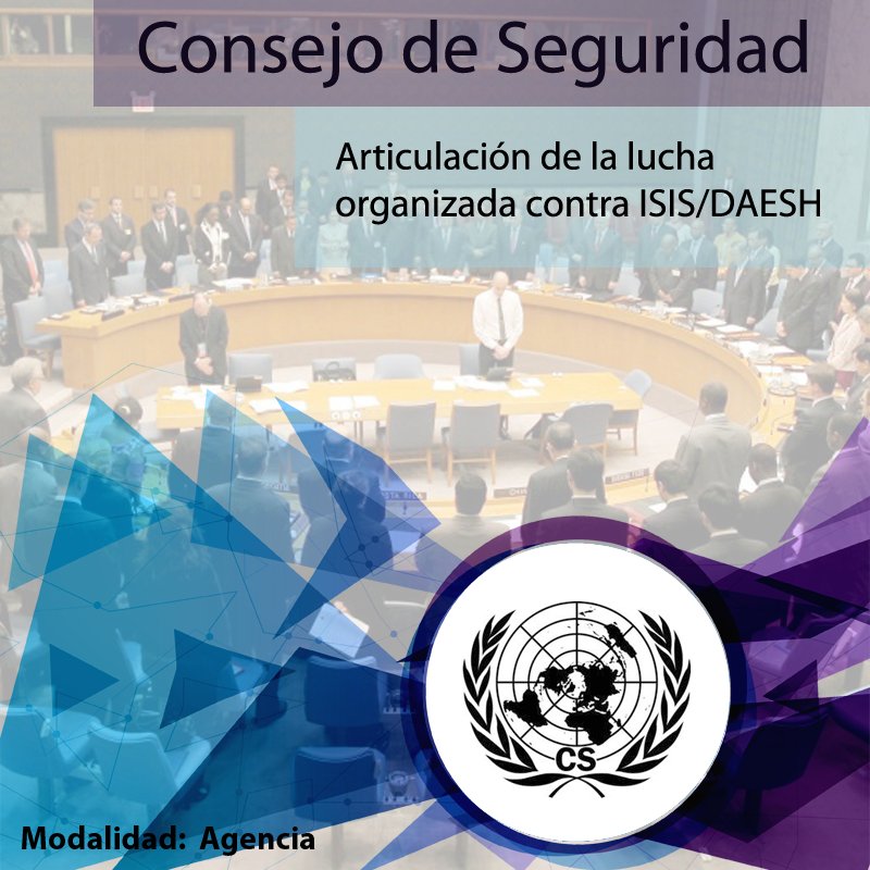 UBAMUN's tweet photo. El consejo de Seguridad es el comité más antiguo de UBAMUN Internacional - Ciclo Universitario #Ubamun #RumboUbamun2016 https://t.co/bKKLPyuiJD