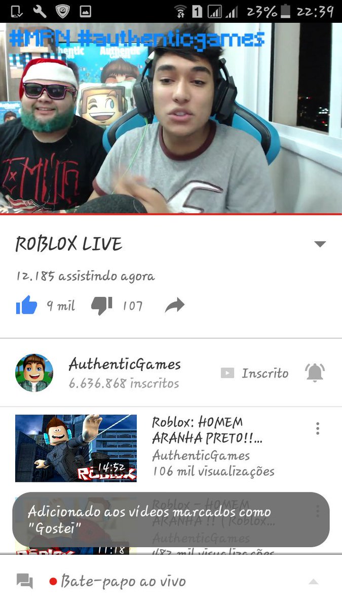 Lucas Medeiros Lucasgmedeiros4 Twitter - authenticgames roblox live