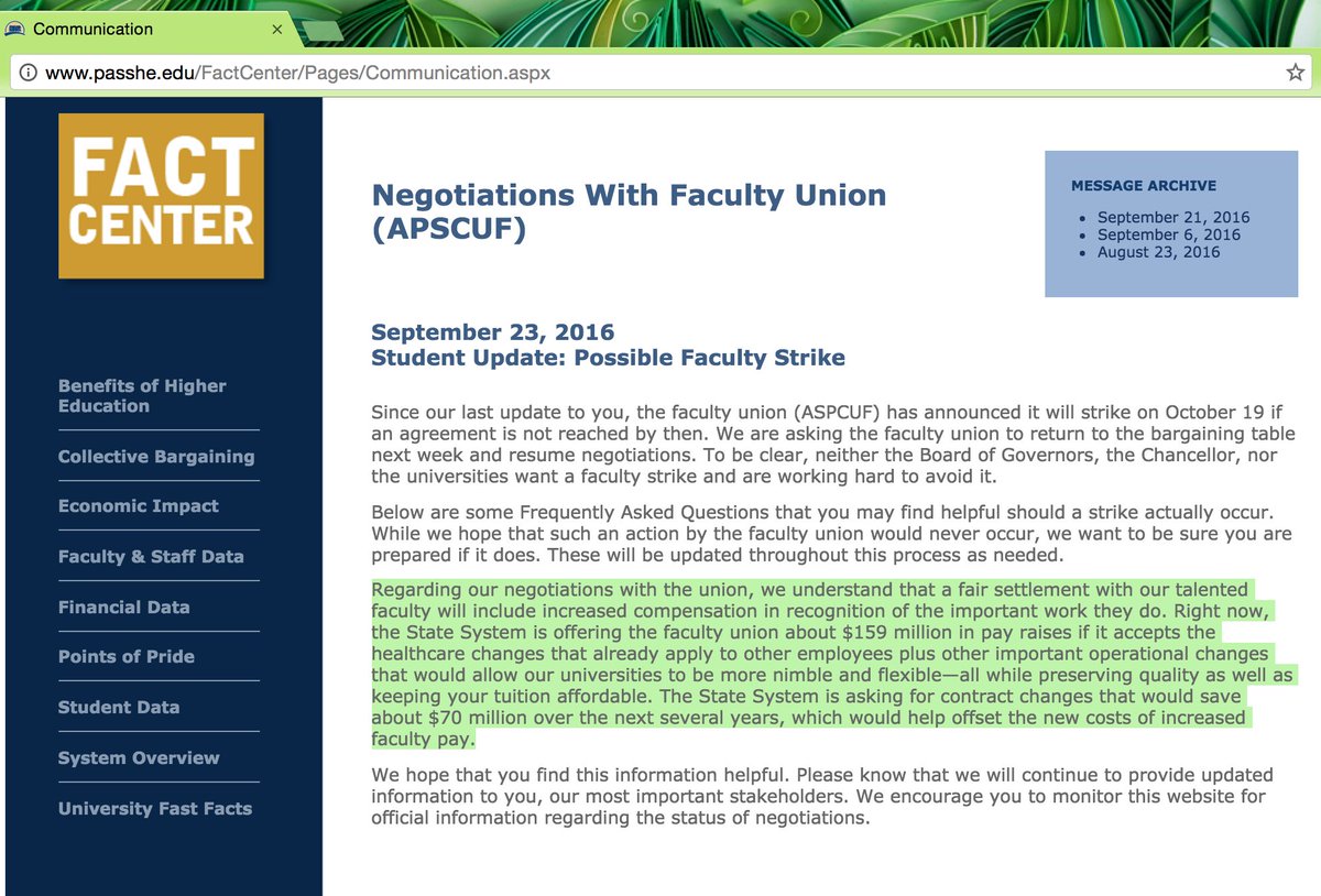 strike_ku's tweet photo. The strike is not about increasing their pay. It's about standing up for quality for both students and faculty (1/5)
#QualityOverProfit https://t.co/eFSxSALTB1