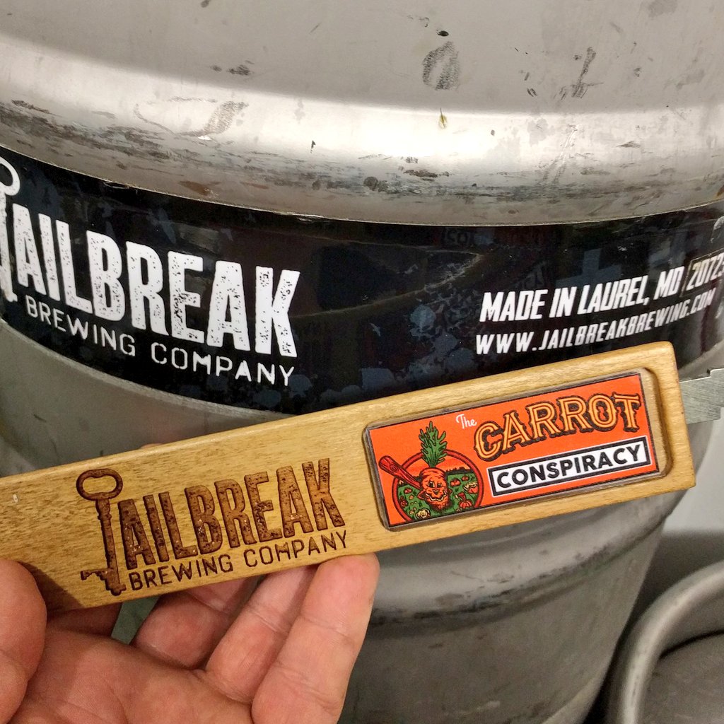 Can't wait to tap this bad boy...

#jailbreak #drinklocal #eatlocal #HappyHour #beer #craftbeer #fallseasonal <a href="/JailbreakBrewCo/">Jailbreak Brewing Co</a>