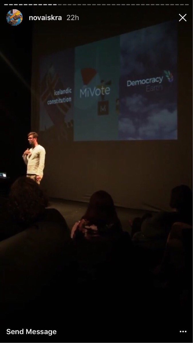 ivoice_today's tweet photo. They're talking about us in Serbia.... Genuine democracy is universal. #onthemove #democracyredesigned https://t.co/1OTns9Ty76