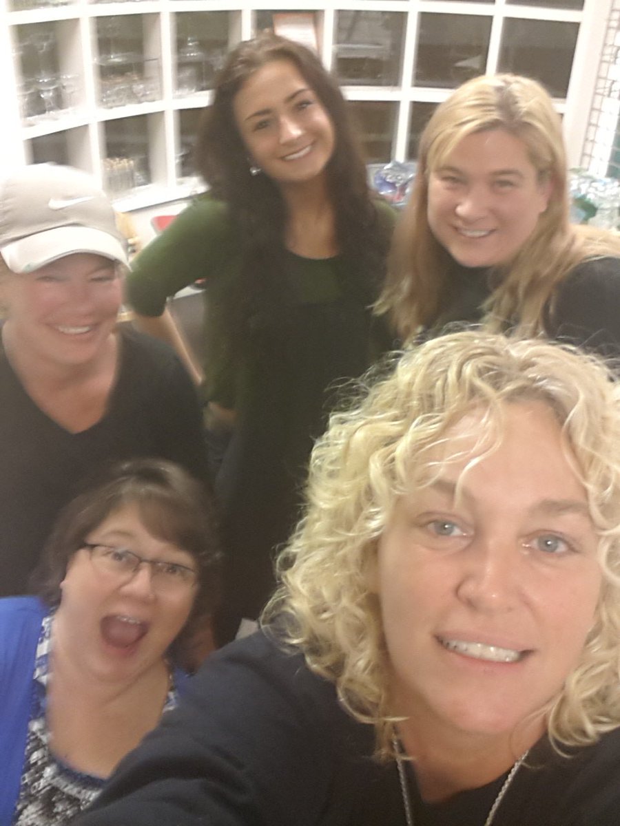 skillint's tweet image. Paint night with the ladies.one of the pictures are different. .lol