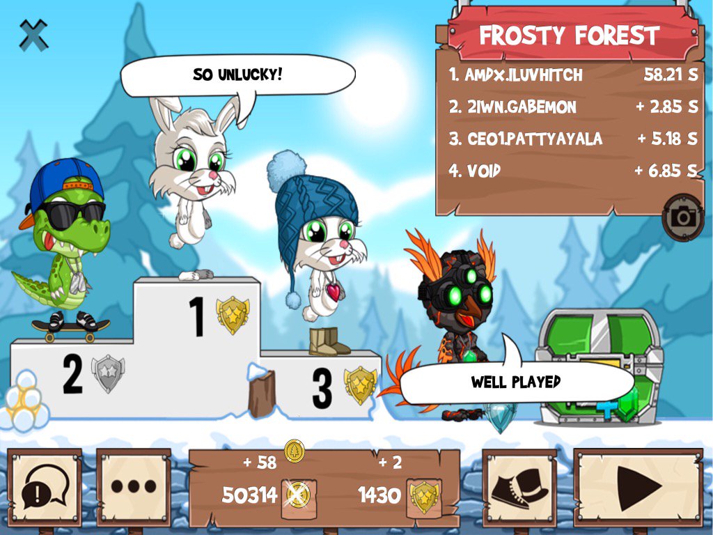 LIFEASXJESSICA's tweet image. All those guys just got washed #funrun2 #Gabemon #PattyAyala #VoiD