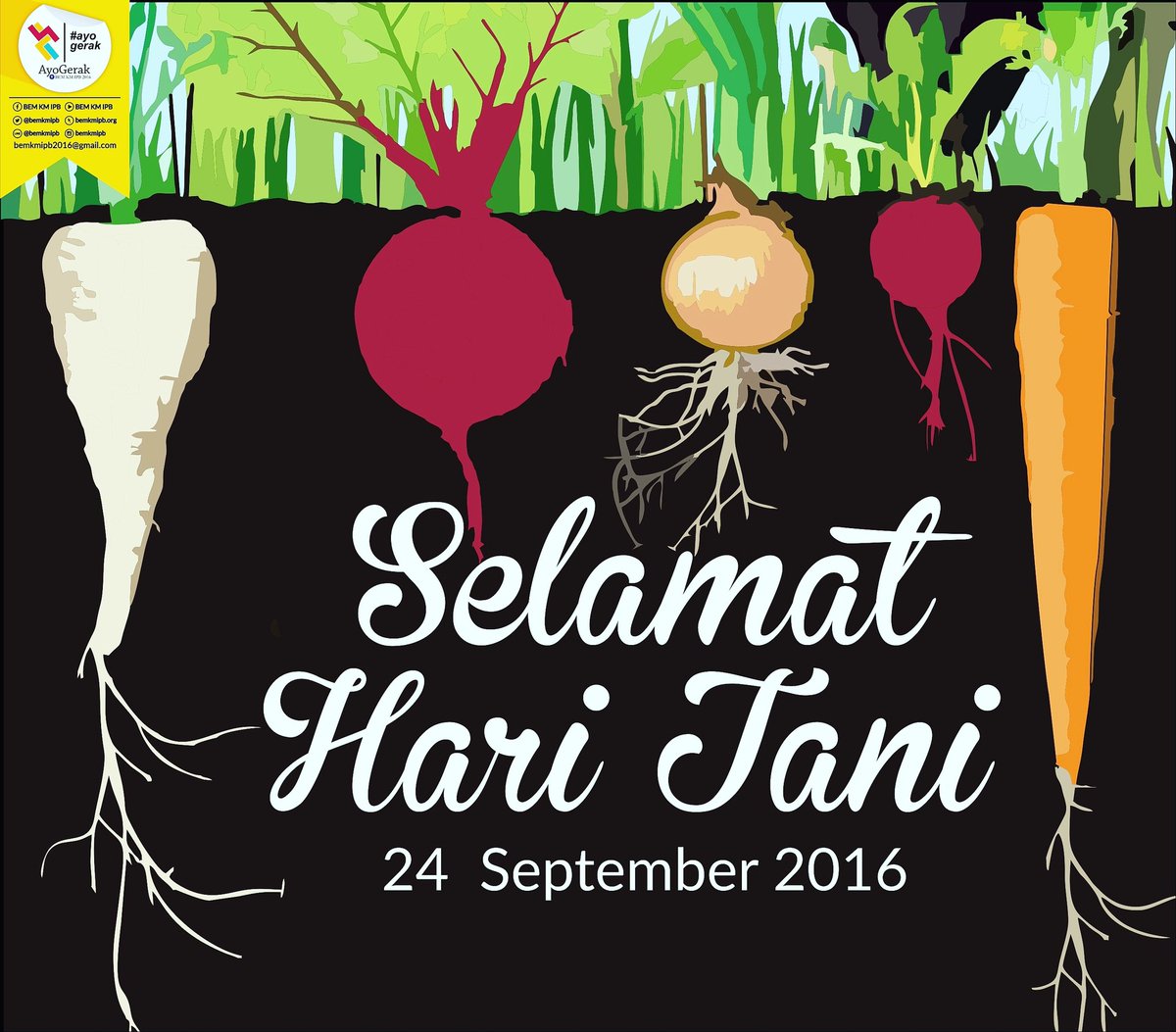 Selamat Hari Tani Nasional IPB! Kalian patut berbangga dan menjadi agen perubahan dalam bidang pertanian!