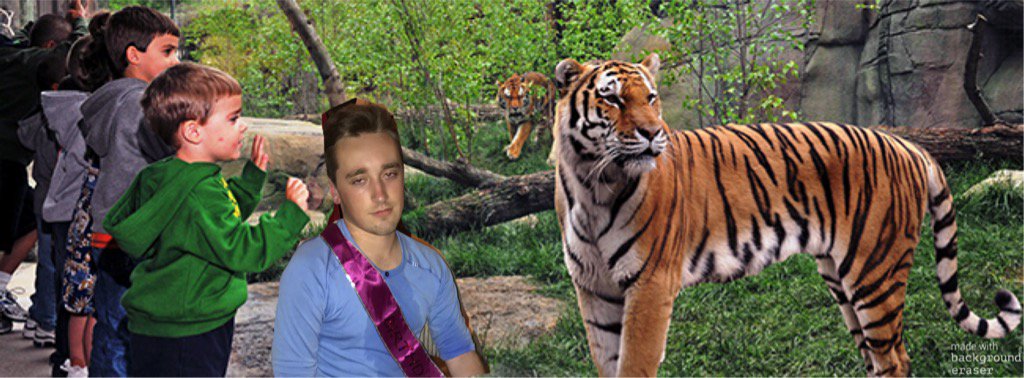 AnnaMazzara's tweet photo. When ur mom leaves you at the zoo #EvanThompson https://t.co/vuoI1LmFlI