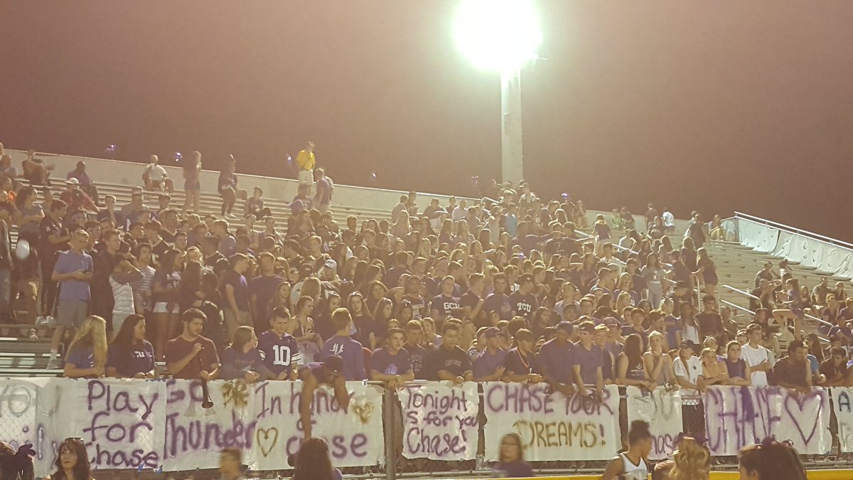 dvactathletics's tweet photo. Celebrating Chase tonight! #purpleout #dvtmi https://t.co/iv7lQ9Js9b