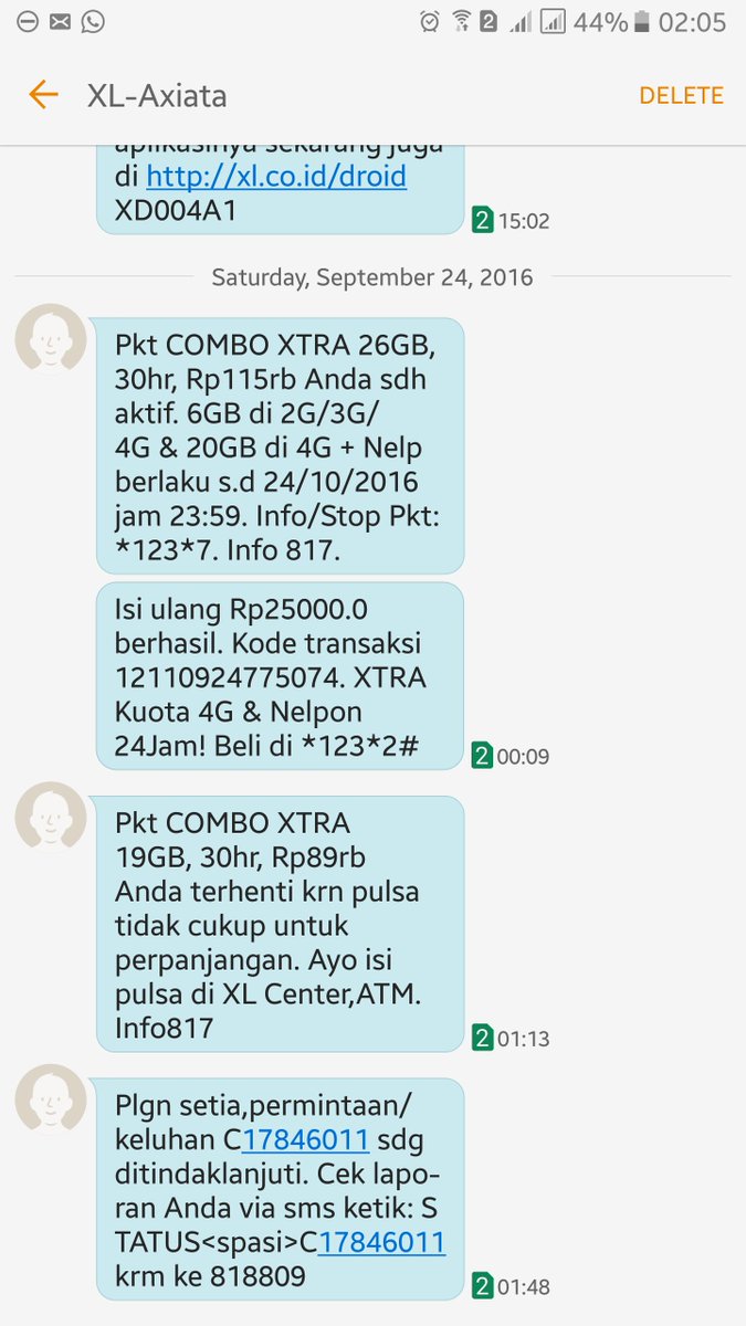 rckyrsnt's tweet photo. @XLCare terlampir yah untuk screenshotnya, mohon bantuannya yah :D https://t.co/nwFtgqn73d