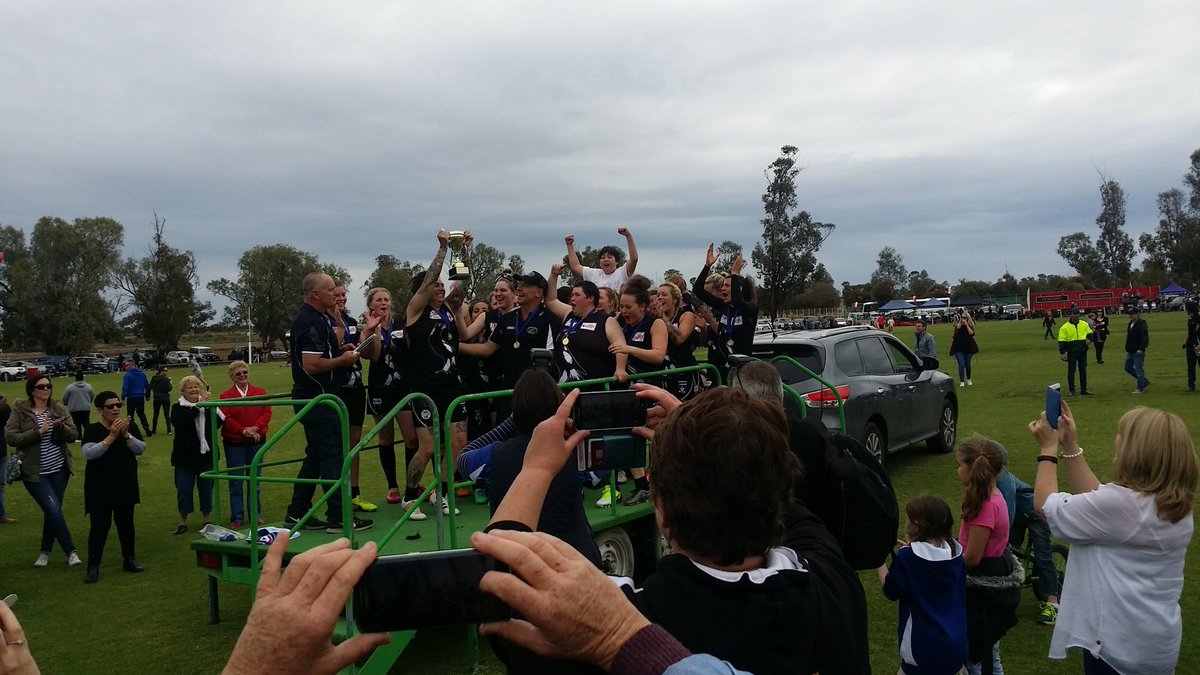 Werrimull are the inaugural <a href="/AFLSunraysia/">Trevor Ryan</a> Womens FL Premiers defeating Bambill 4.2.26 to 3.2.20 #girlsplayfooty #millewafooty
