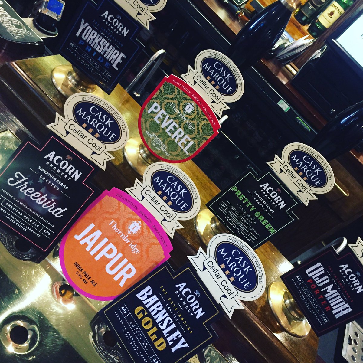 TheTalbotInnS75's tweet photo. Day 3 of @caskaleweek #OTB and on next and only ยฃ2.50 a pint!
@AcornBrewery @thornbridge #Jaipur #Peverel @BarnsleyCAMRA #barnsleyisbrill https://t.co/NPSYXVzh2P