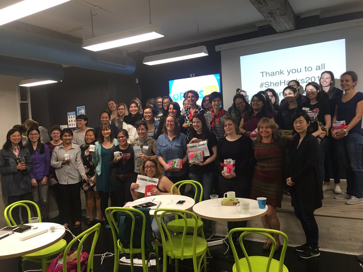 geeq_australia's tweet photo. Thank you to everyone who participated in #SheHacks2016 this weekend! You're all amazing! https://t.co/gN7HXEHEfm