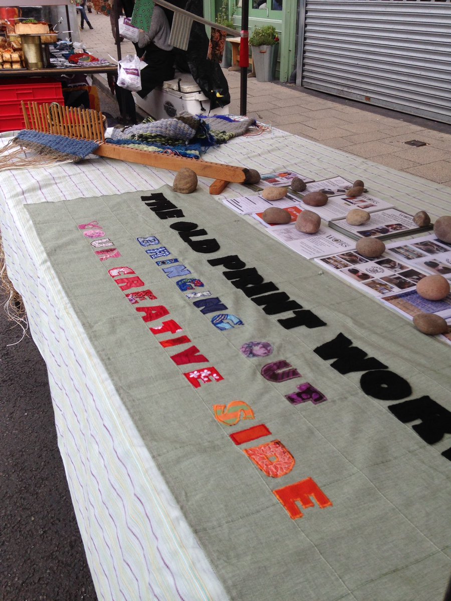 OldPrintWorks's tweet image. Come visit our friendly stall on @MoseleyFarmMkt see what we do, grab an #eventsprogramme, have a go on a #pegloom