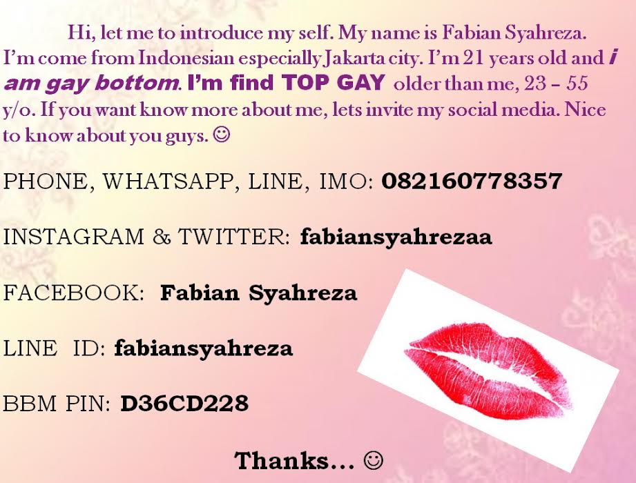 fabiansyahrezaa's tweet photo. Invite & promote yah om :)
@OmAbian @GayDanajja21 @omgay5 @OmTjondro @bagong_gay
#gayindonesia #gay #gayasian #gayman #manhub #hotmaletube https://t.co/cag5mBoonb