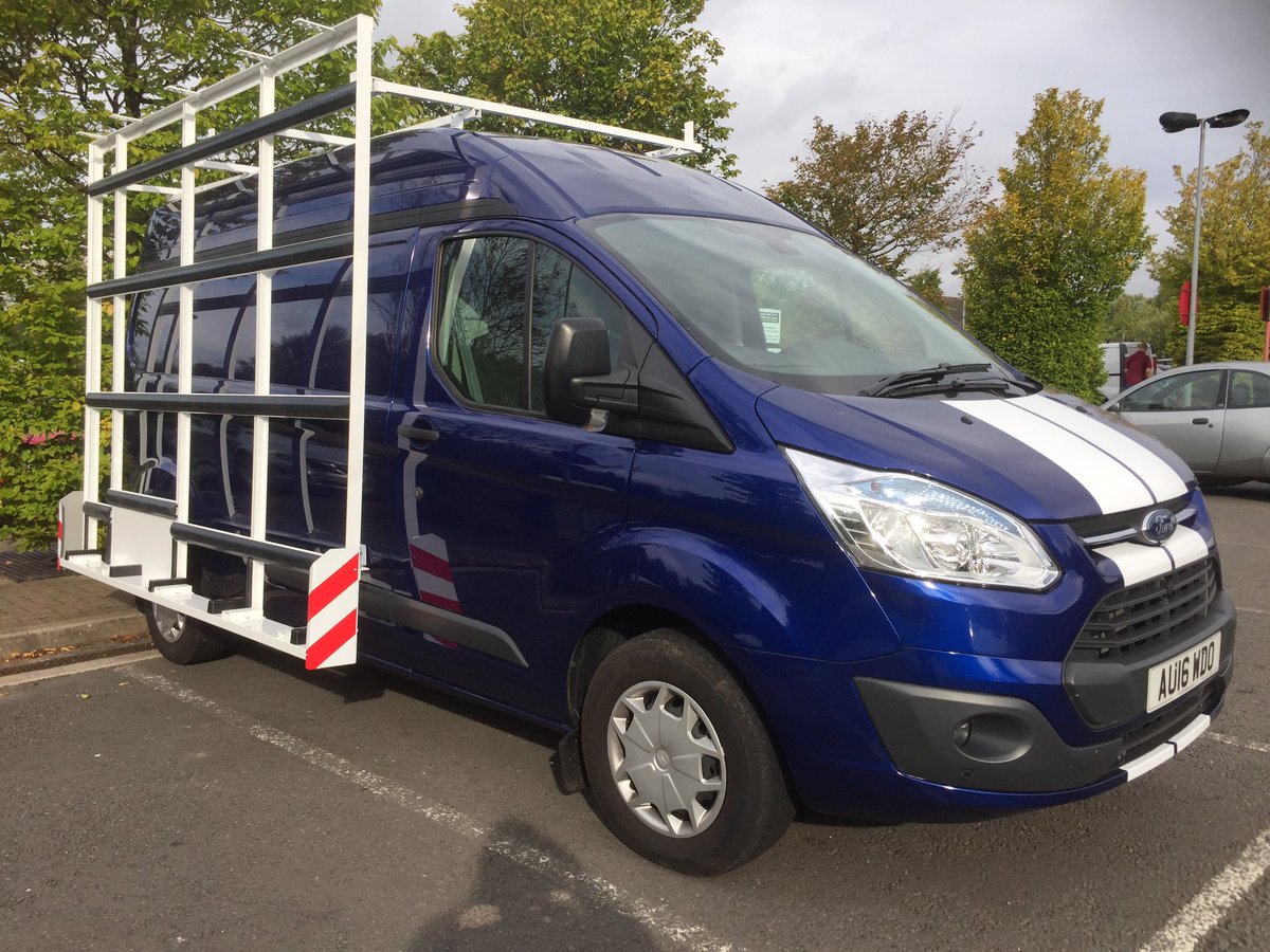 Used 8000 mile Transit Custom LWB high roof 125ps arrived this morning....was due on Monday....... must be the go faster stripes.😝