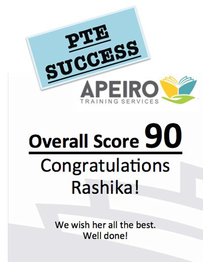 apeiro_au's tweet photo. Your result is our TOP priority.

Congratulations to Rashika, The best result in #PTEAcademicTest.

We are so proud of you!!! https://t.co/QiJYBTCK9g