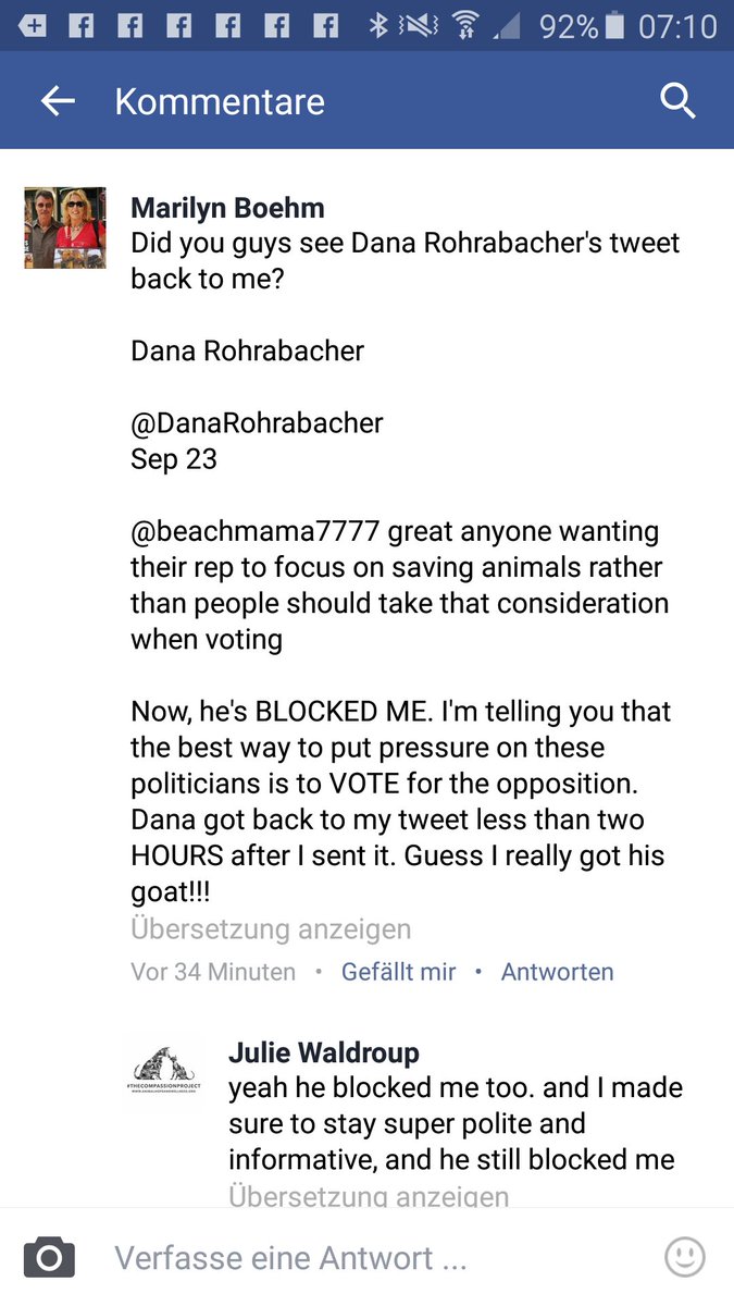 Dana Rohrabacher Had Nice Several Hour Tweet Discussion My Focus On Saving People Discussed With Those Focused On Animals Time To Move On