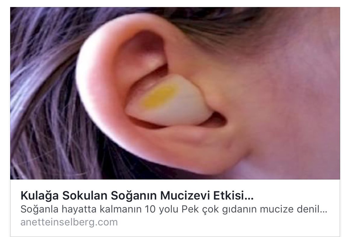 Kulağa Sokulan Soğanın Mucizevi Etkisi Kulağa Sokulan Soğanın Mucizevi Etkisi