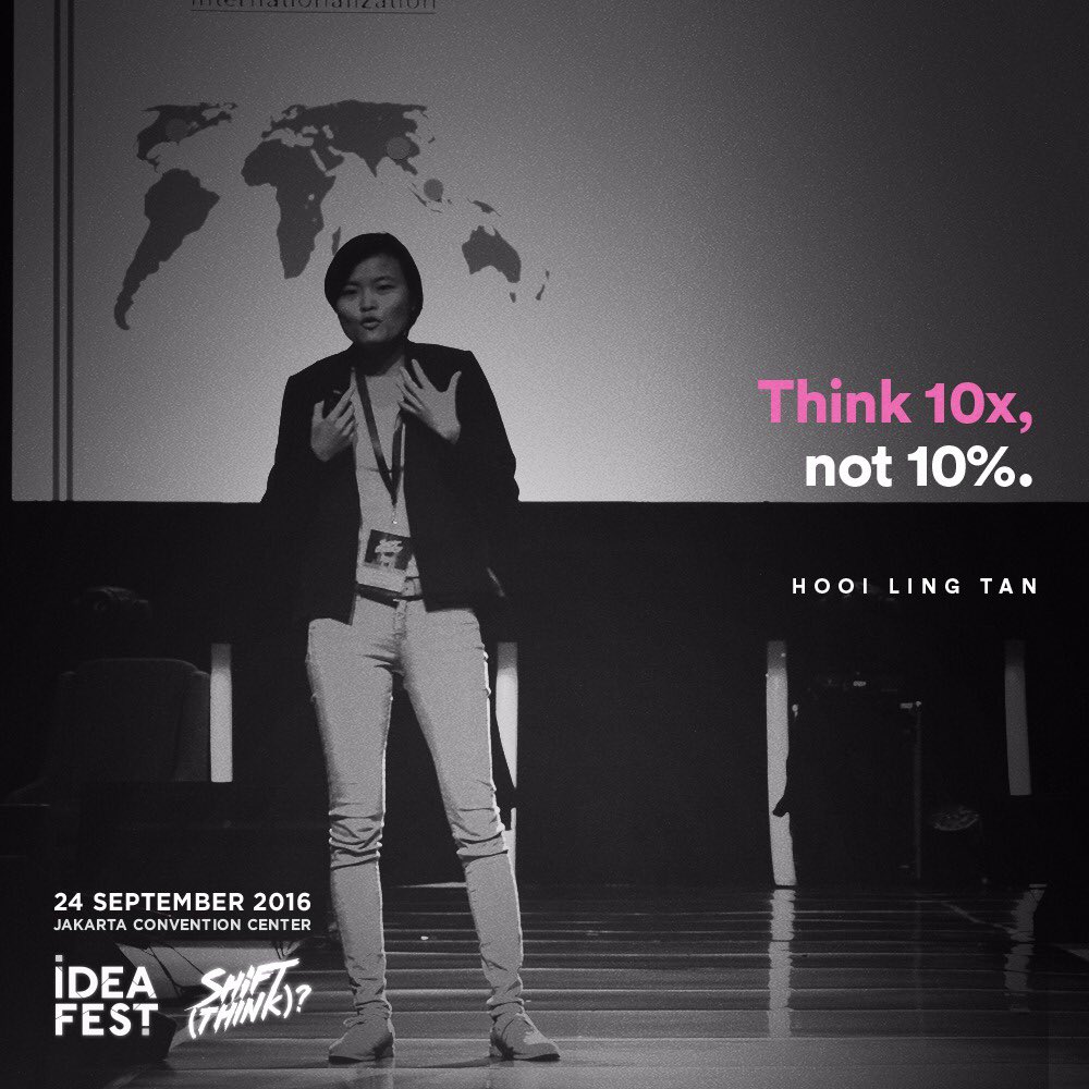 IdeafestID's tweet photo. Hooi Ling Tan, COO GRAB. #IDEAFEST2016 #ShiftThink #IGxIdeafest https://t.co/GEZG7Wnk3h