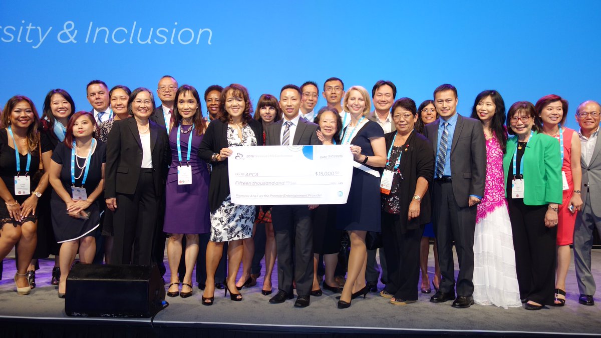 inspirasianwa's tweet photo. The whole @apcaatt delegation at #ATTERG16 with National ERG in Action Award. Congrats everyone!! https://t.co/nHMxLh2iAk