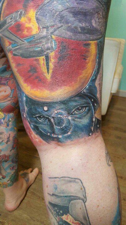 vortexshaun's tweet image. #FridayNightWho #TheKeysofMarinus #DoctorWho did you see @Ink4UniWho newest ink?