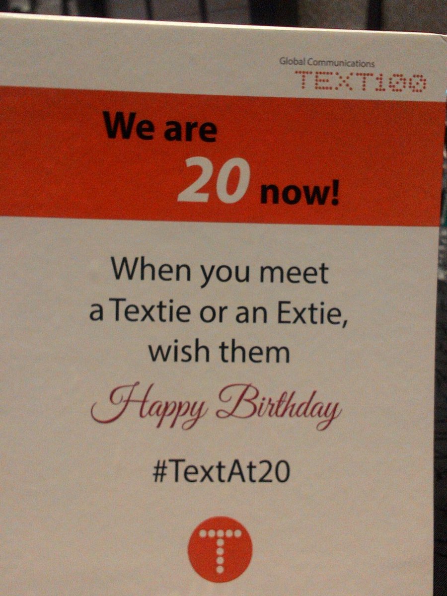SumithaNaik's tweet photo. Happy 20th birthday @text100
#TextAt20 celebrations at #PRAXIS5 ..
Thank you for the yummy chocolates π https://t.co/3E5xtuPw6R