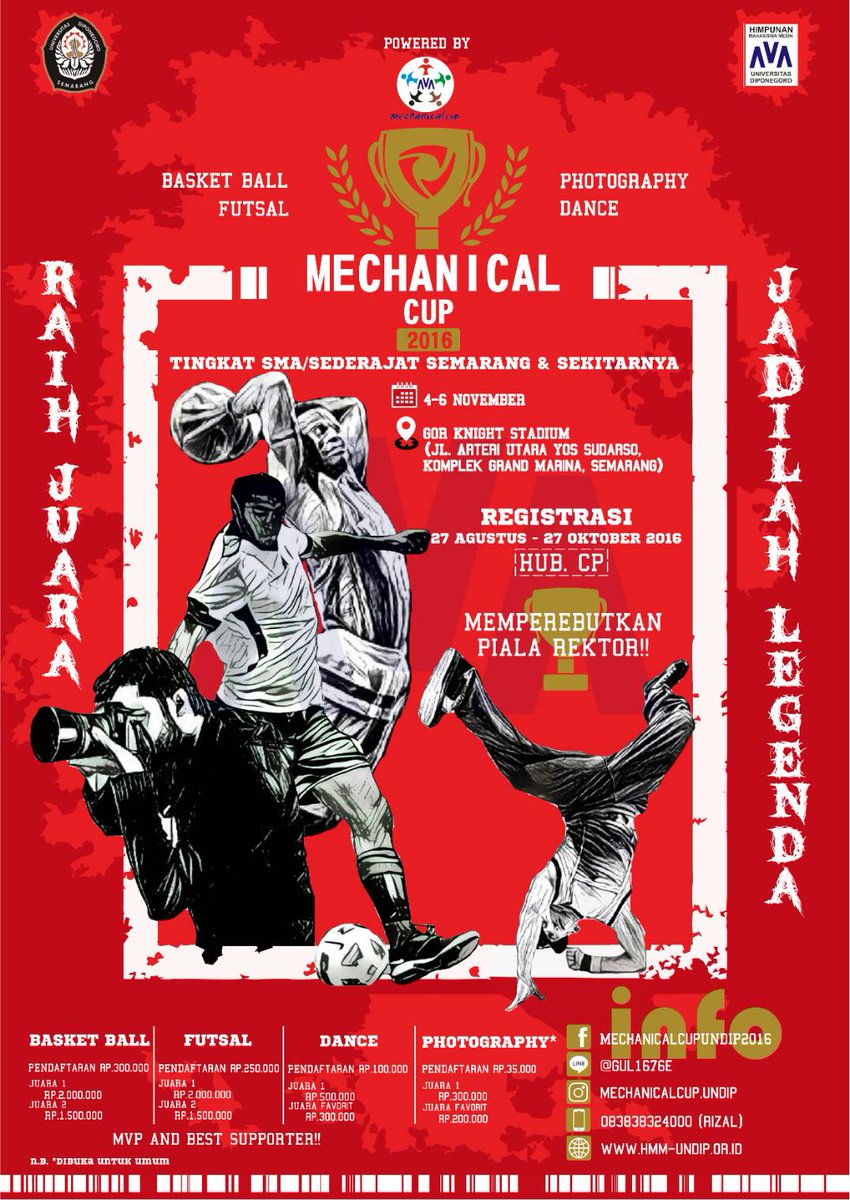 MechanicalCup_'s tweet photo. Permisi min, numpang iklan ya. Ada event menarik nih buat temen2 smanda @OssmandaSmg @SMA2semarang https://t.co/bLNW1Htecr