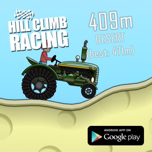 I reached 409m in desert. Check out how far you go: play.google.com/store/apps/det…