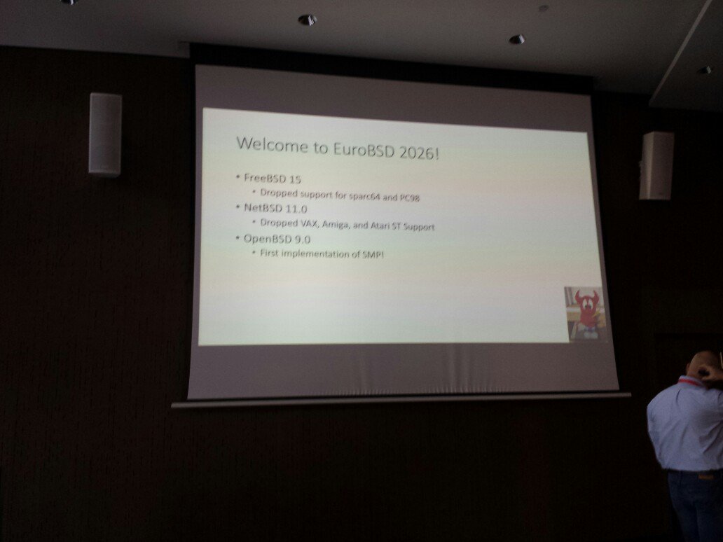 eurobsdcon's tweet photo. We're ahead of time https://t.co/q6SfYPiqPq