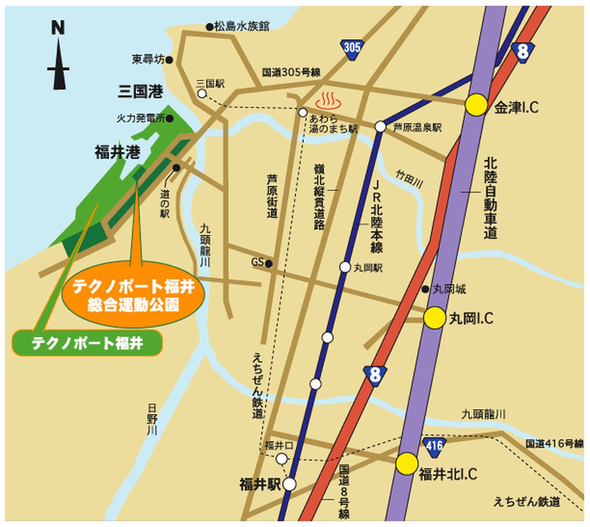 福井ユナイテッドｆｃ情報局 聚樂福井 على تويتر 9 25 試合会場案内 会場 テクノポート福井スタジアム 福井県坂井市三国町黒目22 51 1 サッカー観戦者用駐車場をご利用ください