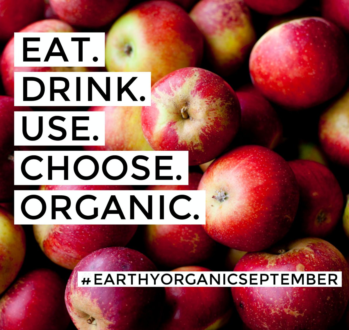 earthyfoods's tweet photo. Eat. Drink, Use. Choose. Organic. #OrganicSeptember #EarthyEdinburgh Small changes can make a BIG difference https://t.co/Wm1QsOYqYg