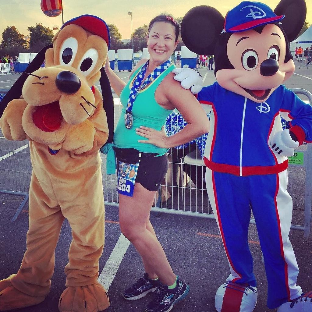 #wheninrome #orparis😉 #finishlinefun🐶🐭 #disneylandparis5k #adventuresofasparklygirl #fancy… ift.tt/2d7ZwGA