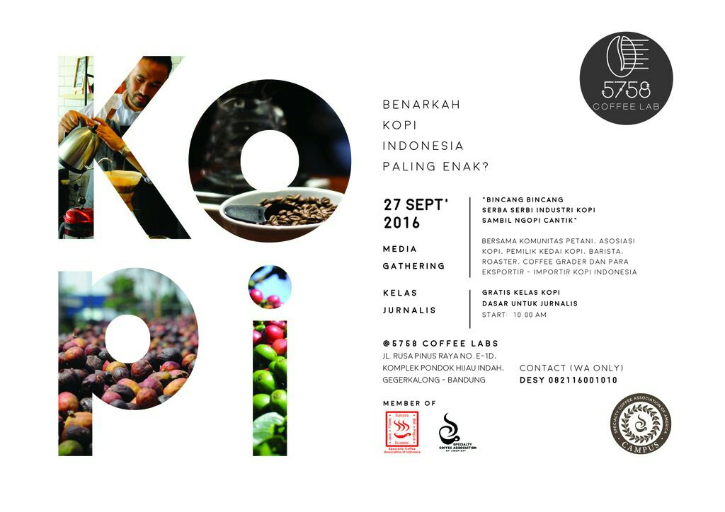 5758coffeelab's tweet photo. Special event for journalists and coffee community from Bandung, Jakarta and surrounding areas https://t.co/OXkhIHT73m