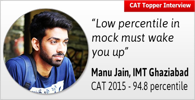 Mbauniverse's tweet photo. #CAT2016: Low percentile in #mock must wake you up; #IMT #CATtopper Manu https://t.co/liHuI0oXA5 https://t.co/CXACR9Bh5A