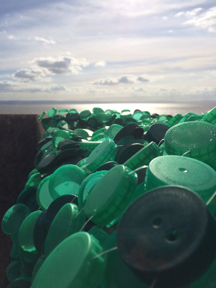 joy_merron's tweet image. A 'tidal wave' of plastic bottle tops is sweeping through Brean down fort #senseofplace #SAW #litterfreecoastandbeachcampaign