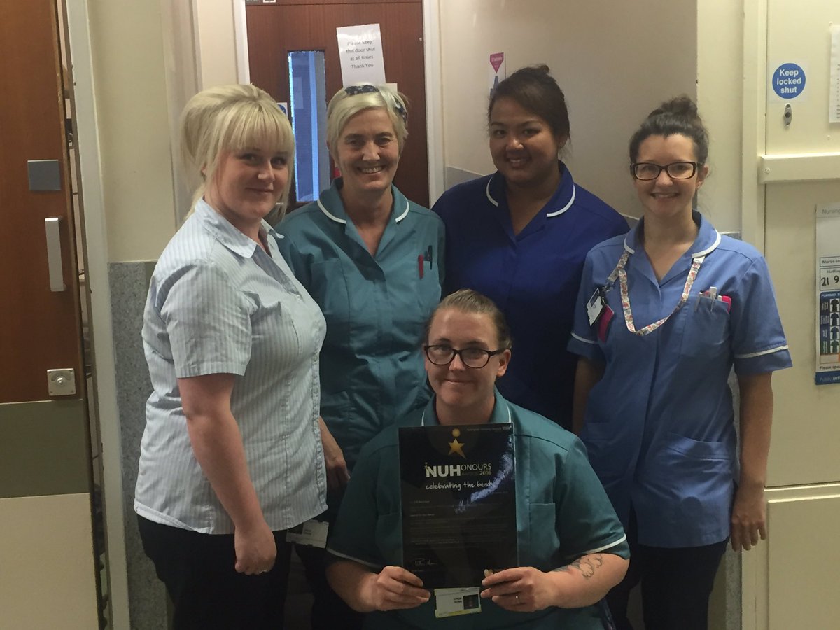 UltanAllen1's tweet photo. Well done ward E15 team Nuh nominations @nottmhospitals @CleggAndrea @lizwilliamson45 @NUHNursing @AnnMarieRiley10 @drjoanne_cooper https://t.co/341p79bI11