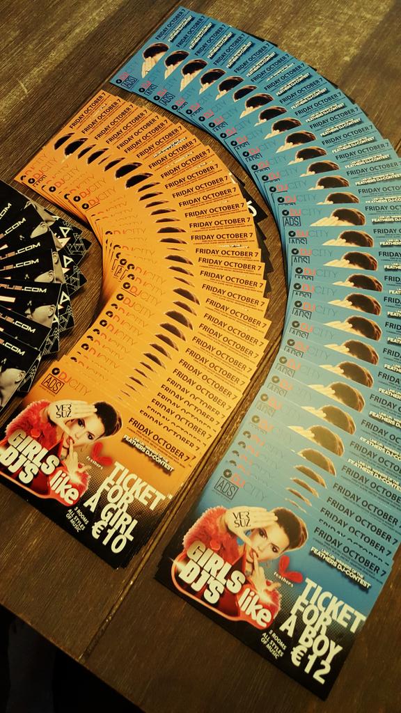 mikeferus's tweet image. Tickets for "Girls Like DJ'S" @ VERSUZ on 7th October are now available! Send me a direct message for more info!