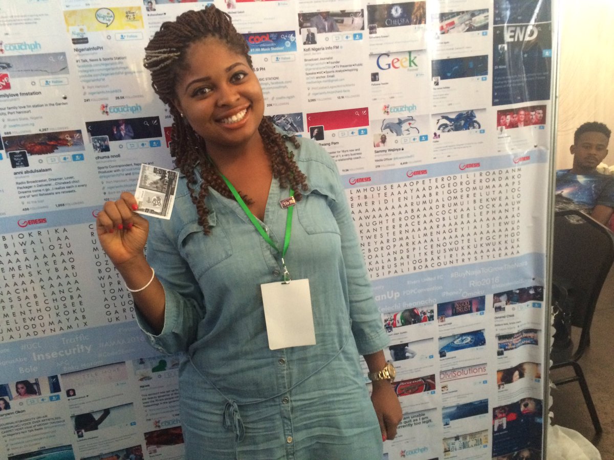 TheNerveAfrica's tweet photo. More winners from the #PHTwitterWall word puzzle.
#EventShow2016 https://t.co/so3Po1o13h